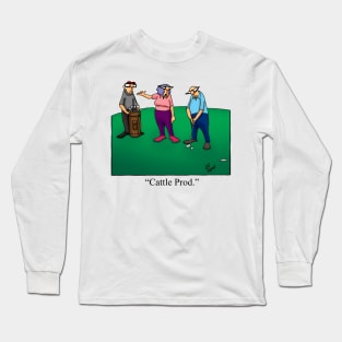 Funny Spectickles Golf Cartoon Long Sleeve T-Shirt